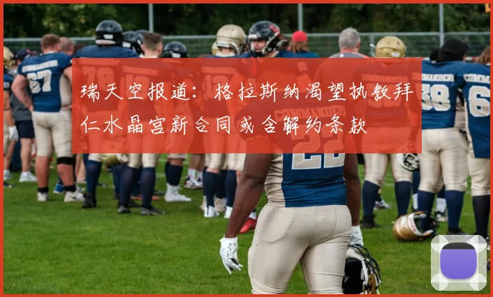 瑞天空报道：格拉斯纳渴望执教拜仁水晶宫新合同或含解约条款